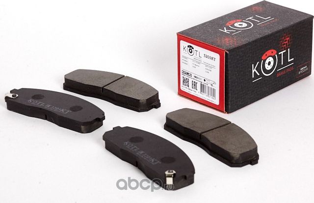 КОЛОДКИ ТОРМОЗНЫЕ ПЕР HYUNDAI H-1 STAREX 2.4-2.5D (Kotl). Артикул 3201KT