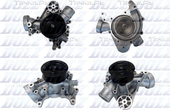 Помпа (водяной насос) Dolz для Volvo  FL II 2006-2026. Артикул R621