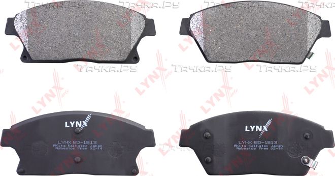 Тормозные колодки LYNXauto передние для Opel Ampera I 2011-2015. Артикул BD-1813
