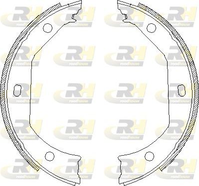 Тормозные колодки (стояночная тормозная система) RoadHouse. Артикул 4716.00