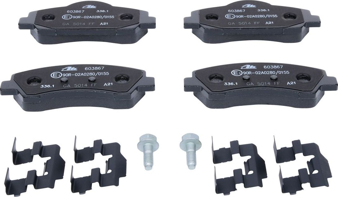 Тормозные колодки ATE. Артикул 13.0460-3867.2