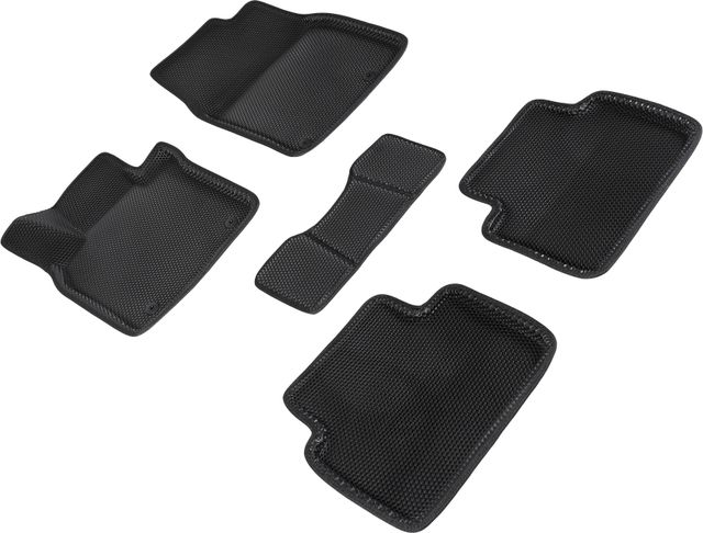 Коврики Seintex 3D EVA Соты для салона Mazda CX-30 2020-2026 ЧЕРНЫЕ. Артикул 95170