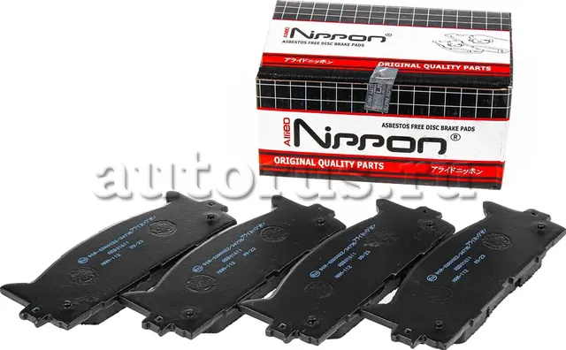 Колодки тормозные TOYOTA Camry (V40) (06-) LEXUS ES350 (06-) передние (4шт.) ALL (Allied Nippon). Артикул ADB01611