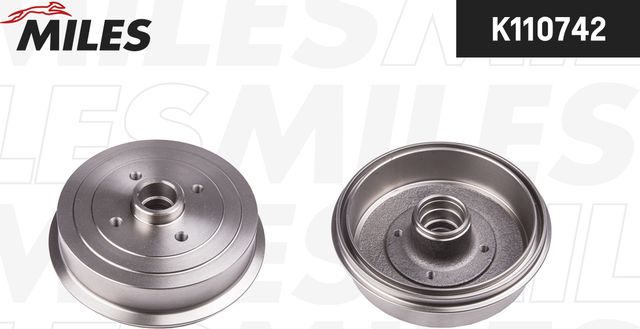 Тормозной барабан Miles задний для Daewoo Lanos 1997-2008. Артикул K110742