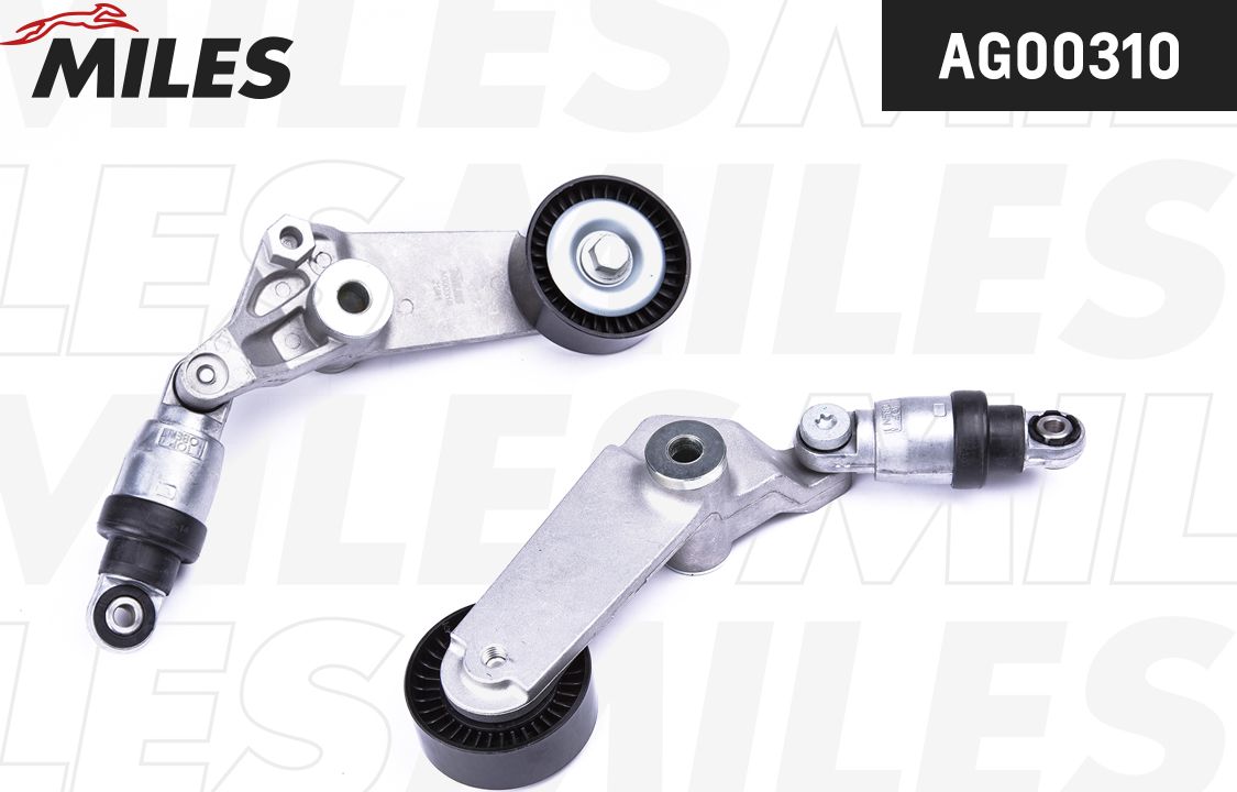 Натяжной ролик (натяжитель) приводного клинового зубчатого ремня Miles. Артикул AG00310