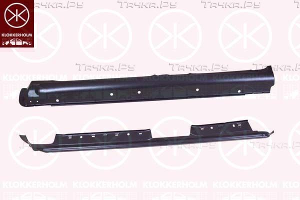 Пороги Klokkerholm правый для Mazda 626 V (GF) 1997-2002. Артикул 3450012