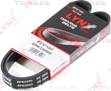 Приводной ремень поликлиновой LYNXauto для Honda Civic VII 2000-2005. Артикул 6PK0995