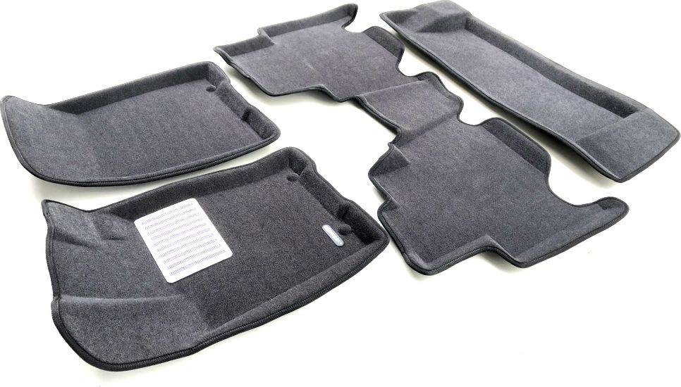 Коврики текстильные Euromat 3D Lux для салона Kia Mohave 2008-2026 Темно-серые. Артикул EM3D-002924G