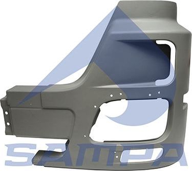 Бампер Sampa левый для Mercedes-Benz Actros MP2 2002-2008. Артикул 1810 0322