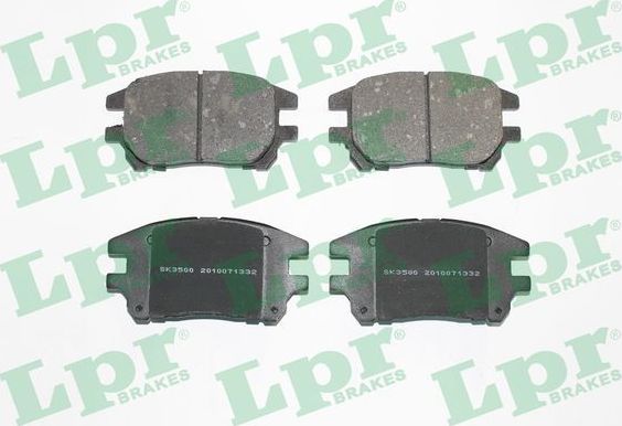 Тормозные колодки LPR. Артикул 05P1332