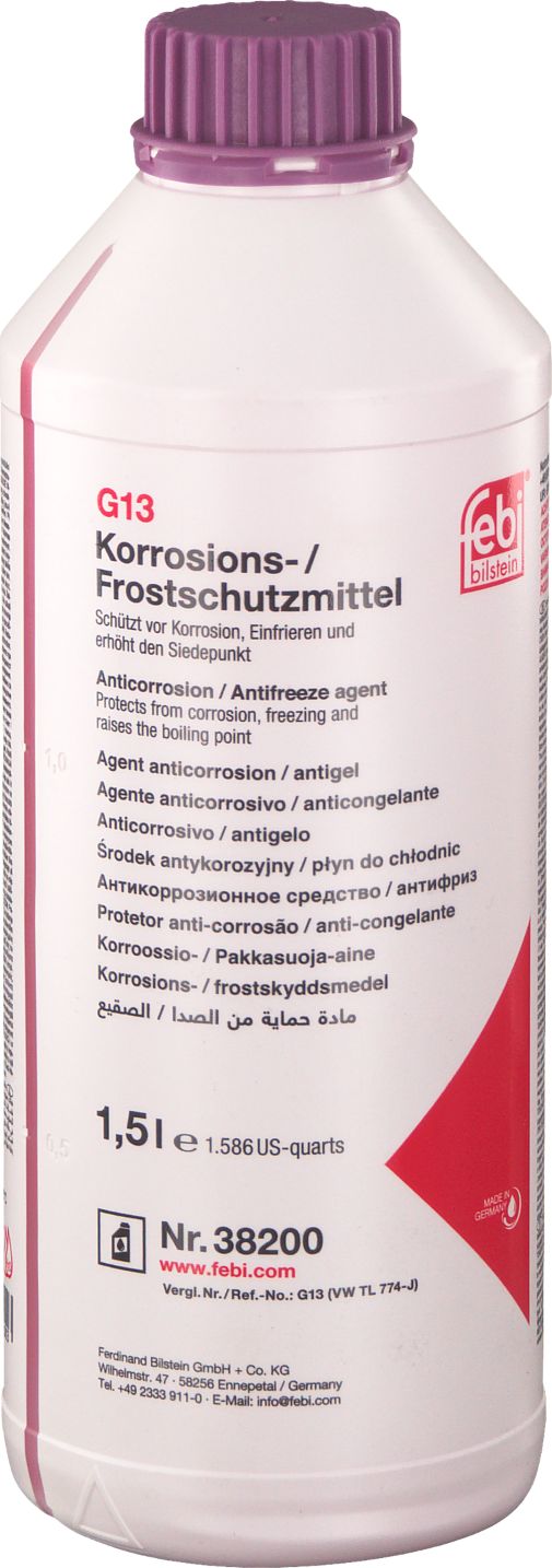 Антифриз Febi Bilstein для Skoda Karoq I 2017-2026. Артикул 38200