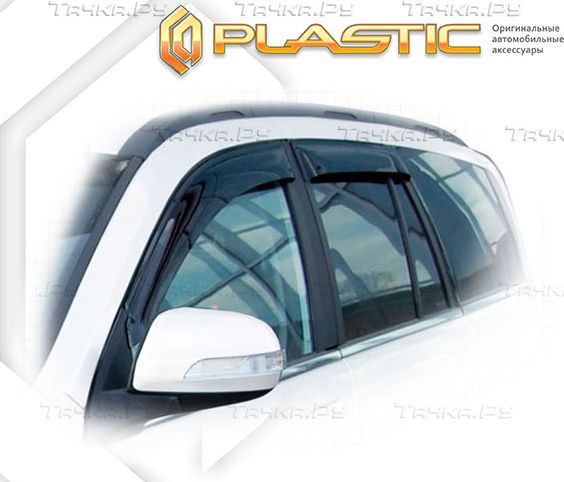 Дефлекторы СА Пластик для окон (Classic полупрозрачный) Great Wall Hover H5 2011-2026. Артикул 2010030305820