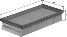 Воздушный фильтр Mahle. Артикул LX 1576