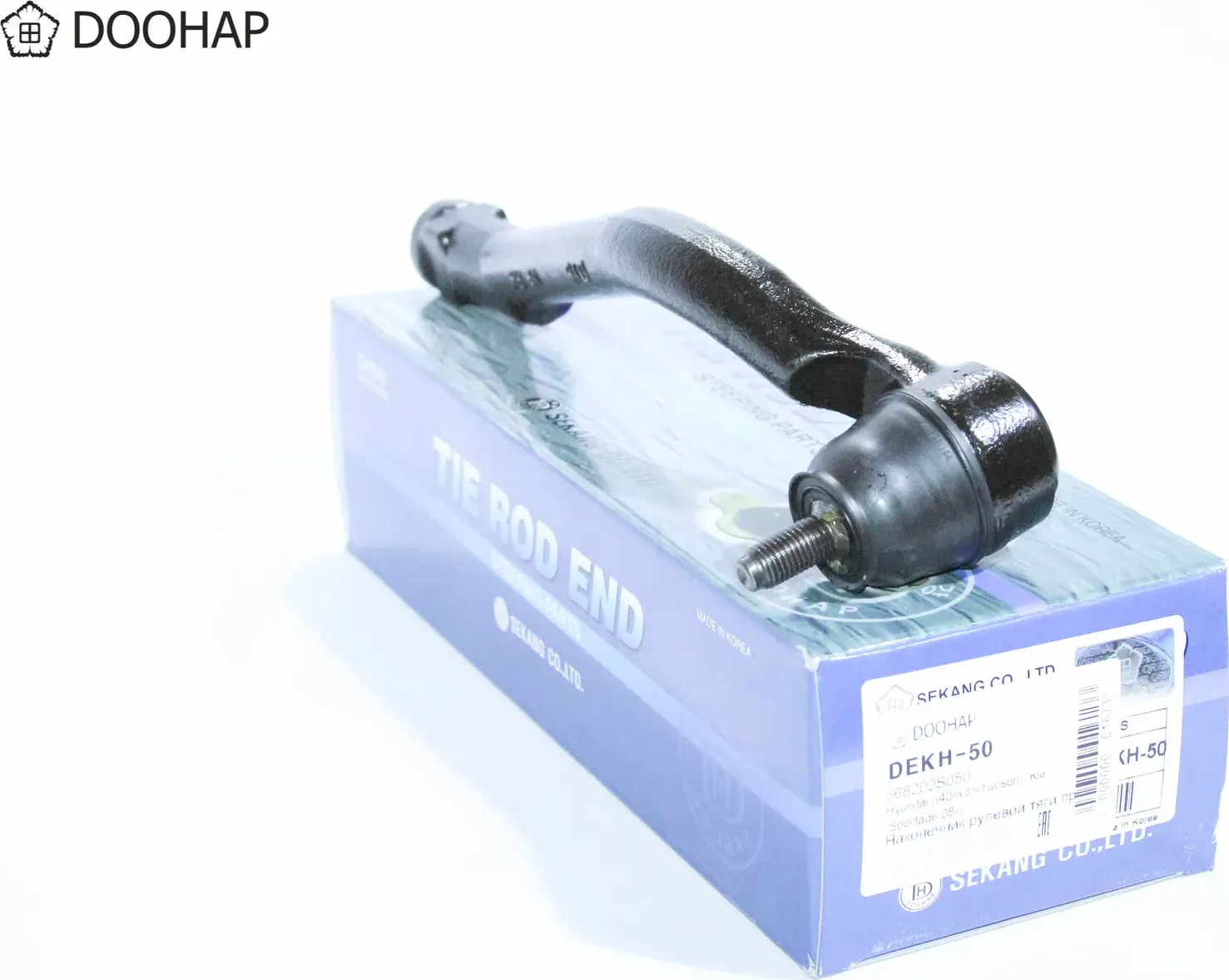 Наконечник рулевой (Корея) HYUNDAI I40 11-/IX35 10-/SONATA 09- RH (Doohap). Артикул DEKH50