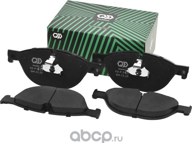 Колодки тормозные дисковые передние Performante (Pilenga). Артикул FDP3421T