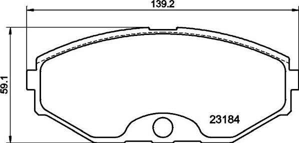 Тормозные колодки Nisshinbo передние для Infiniti J 1992-1997. Артикул NP2084