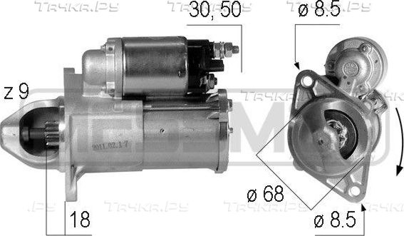 Стартер Era OEM для Opel Astra H 2004-2014. Артикул 220609