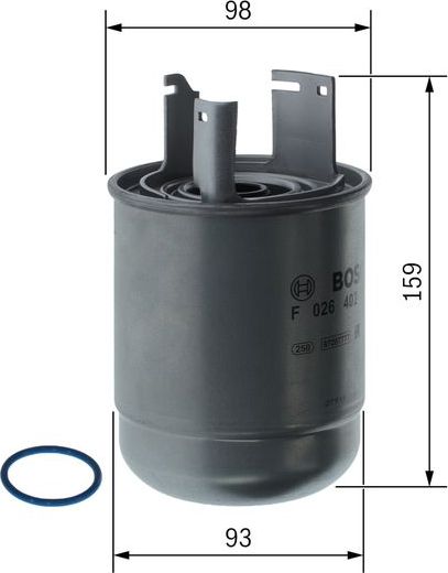 Топливный фильтр Bosch. Артикул F 026 402 289