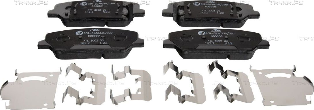Тормозные колодки ATE передние для Hyundai i30 II 2015-2017. Артикул 13.0460-5659.2