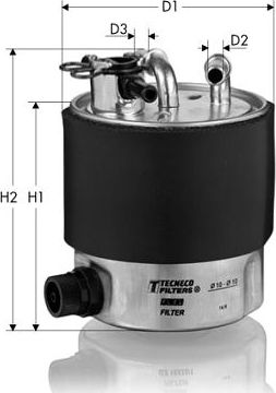 Топливный фильтр  Tecneco Filters. Артикул GS1200
