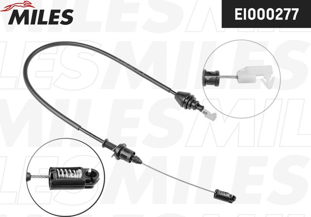 Трос ручника (тросик ручного тормоза) Miles. Артикул EI000277