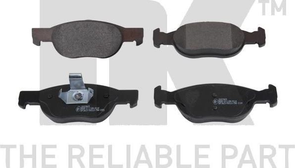 Тормозные колодки NK. Артикул 222363