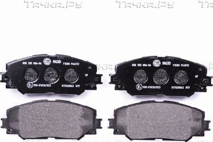 Тормозные колодки Hella. Артикул 8DB 355 006-861