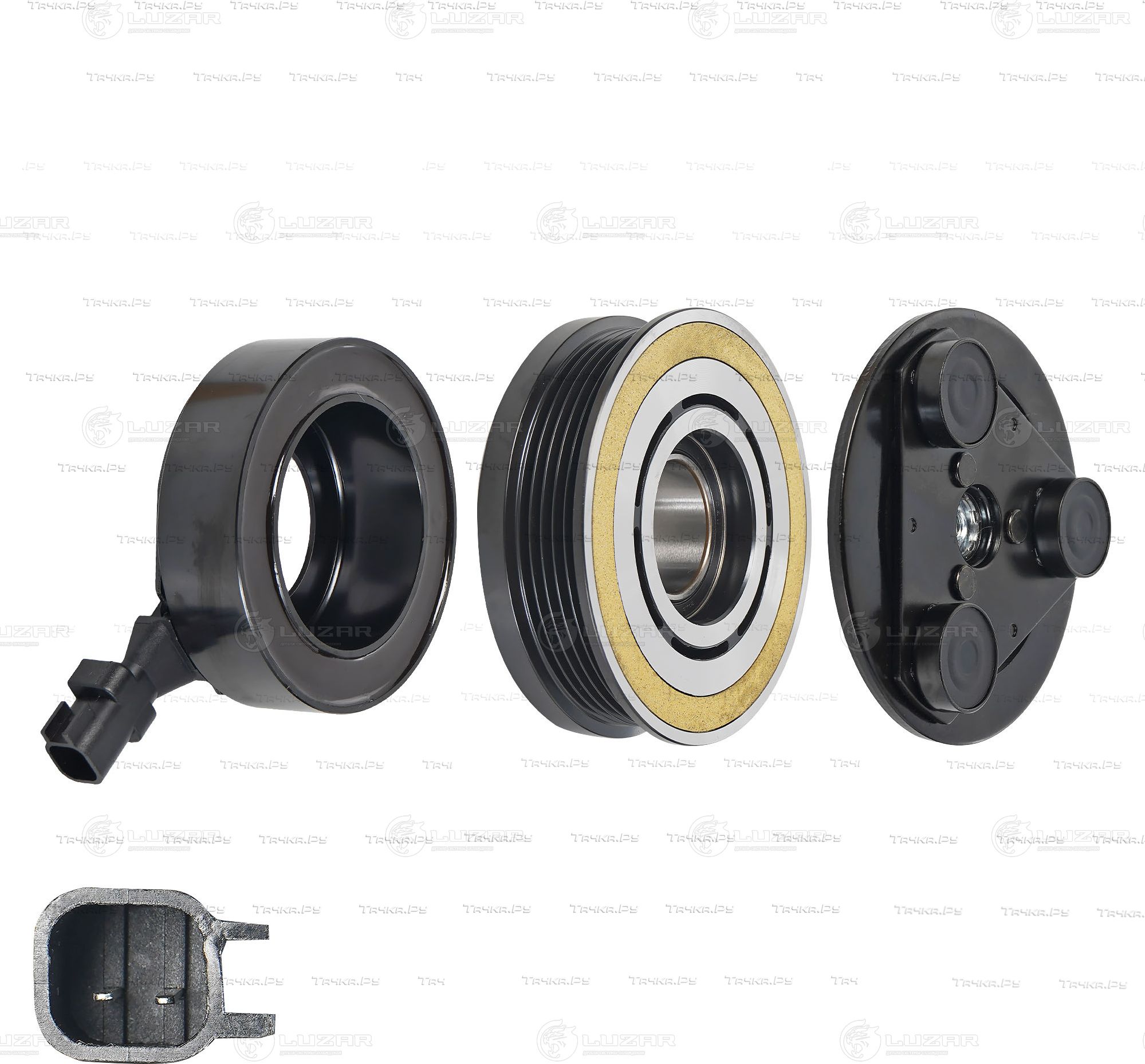 Муфта компрессора кондиционера Luzar для Ford C-MAX I 2003-2007. Артикул LMAC 1001