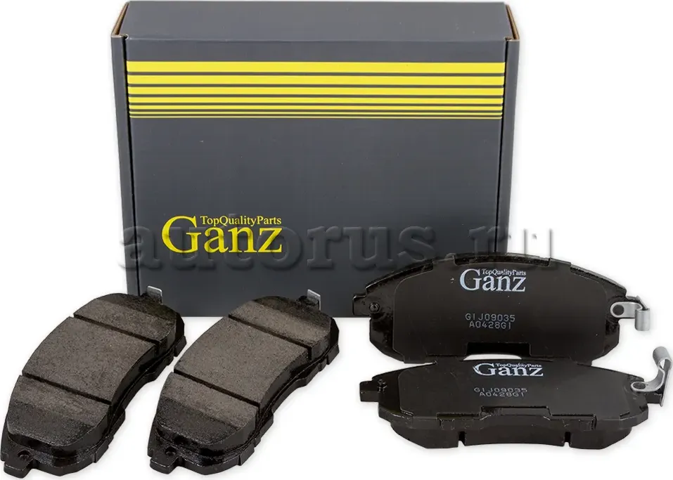 Колодки торм.пер. (Ganz). Артикул GIJ09035
