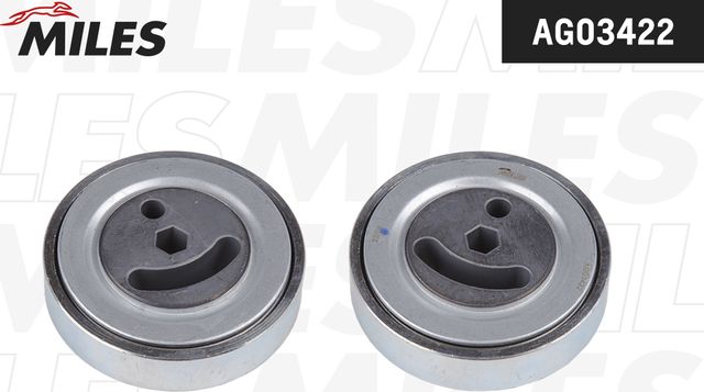 Натяжной ролик (натяжитель) приводного поликлинового ремня Miles. Артикул AG03422