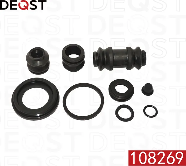 Ремкомплект тормозного суппорта заднего (для поршня O 34 mm  суппорт Kpw). KIA Carens I 00-02 / Cera (Deqst). Артикул 108269