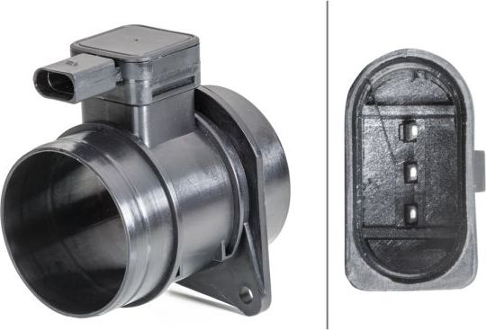 Датчик массового расхода воздуха (ДМРВ) Hella. Артикул 8ET 358 095-061