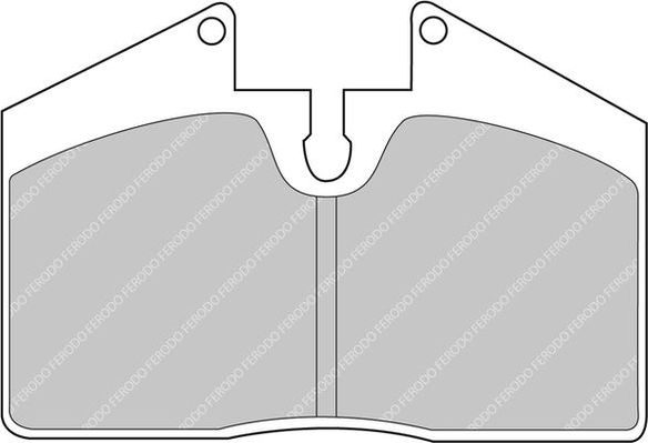 Тормозные колодки FERODO RACING DS3000. Артикул FCP451R