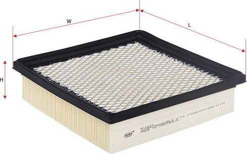 Воздушный фильтр Sakura для Honda Capa 1998-2002. Артикул A-1621