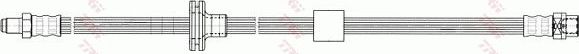 Тормозной шланг TRW. Артикул PHB602