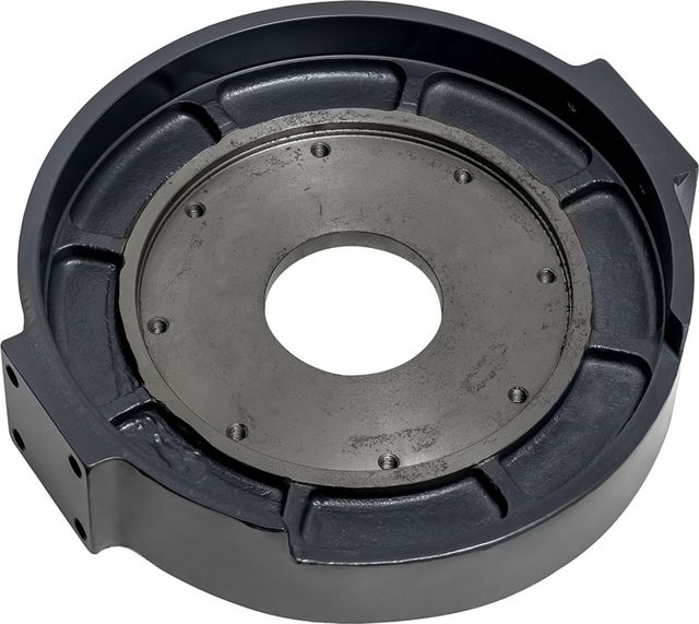 Станина (боковина) крепления мотора гидравлической лебёдки Runva HWH080. Артикул MBHWH080