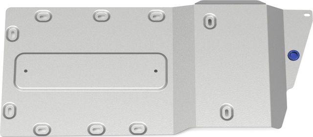 Защита алюминиевая Rival для КПП и РК BMW X5 IV G05 2018-2026. Артикул 333.0535.1