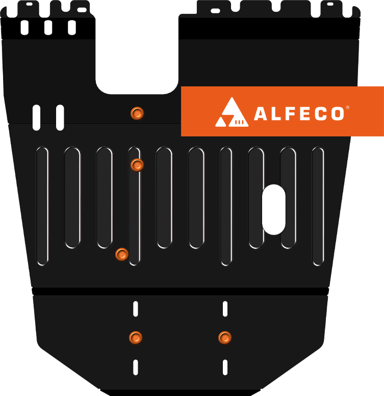 Защита Alfeco для картера и КПП Haima 7 2013-2016. Артикул ALF.45.02 st