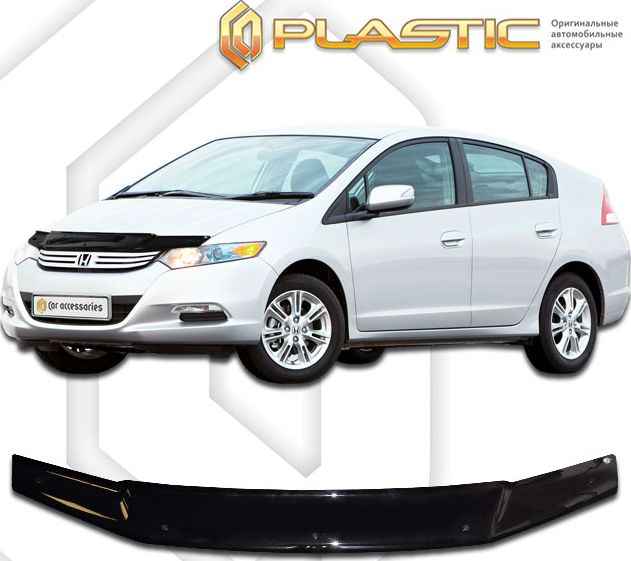 Дефлектор СА Пластик для капота (Classic черный) Hyundai Insight 2009-2011. Артикул 2010010107703