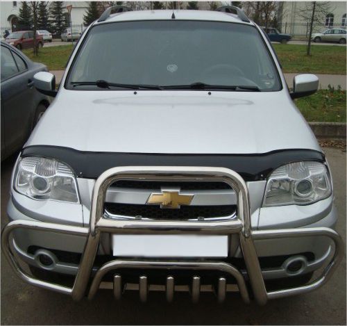 Дефлектор VT52 для капота Chevrolet Niva 2002-2020. Артикул CH22VT