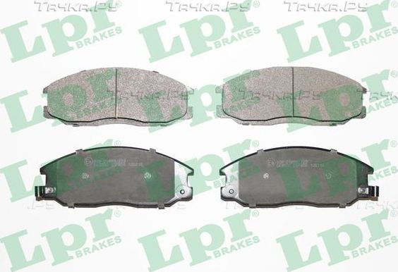 Тормозные колодки LPR передние для Hyundai Trajet I 1999-2008. Артикул 05P859