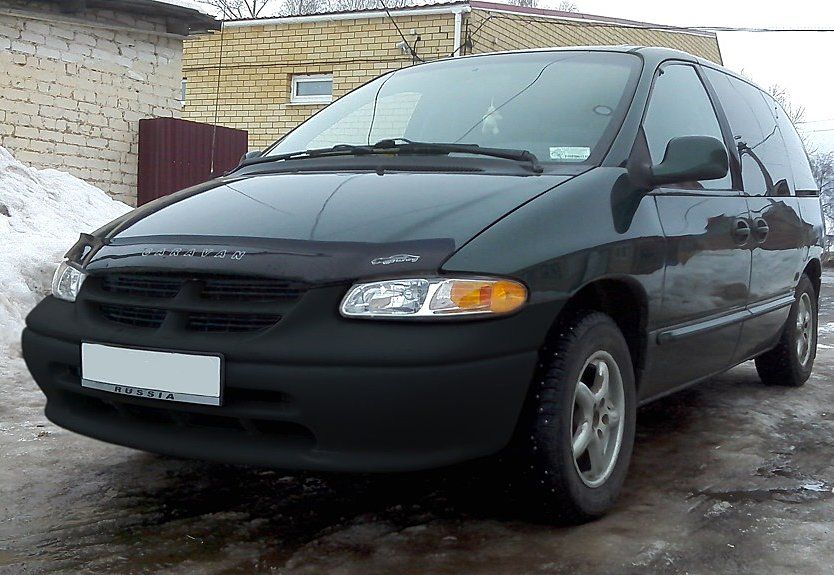 Дефлектор Vip-Tuning для капота Dodge Caravan III 1995-2001. Артикул DD06