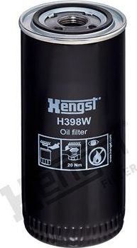 Масляный фильтр Hengst. Артикул H398W