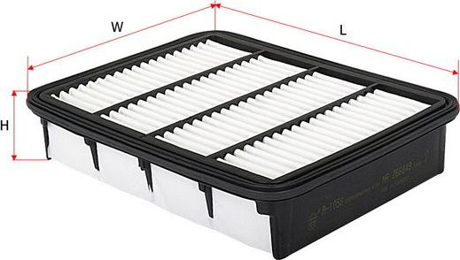 Воздушный фильтр Sakura для Mazda B-series V 1999-2006. Артикул A-1058