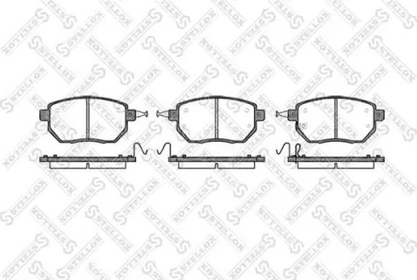 Тормозные колодки Stellox. Артикул 996 002B-SX