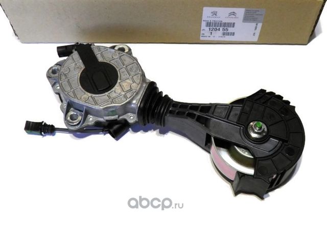 Натяжной ролик (натяжитель) приводного поликлинового ремня PSA. Артикул 1204.55