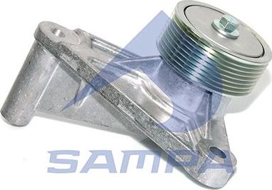 Натяжной ролик (натяжитель) приводного клинового зубчатого ремня Sampa. Артикул 202.252
