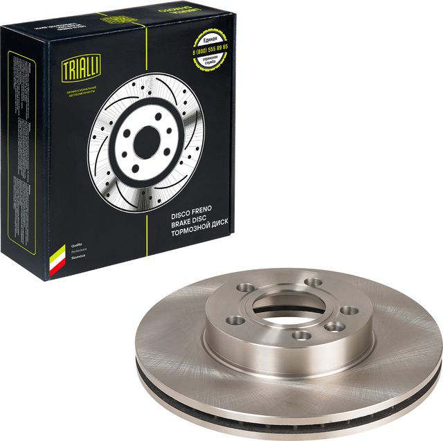 Тормозной диск Trialli передний для SEAT Alhambra I 1996-2010. Артикул DF 270316