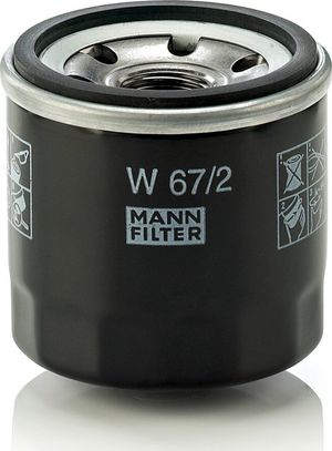 Масляный фильтр Mann-Filter для Chevrolet Aveo I 2004-2012. Артикул W 67/2