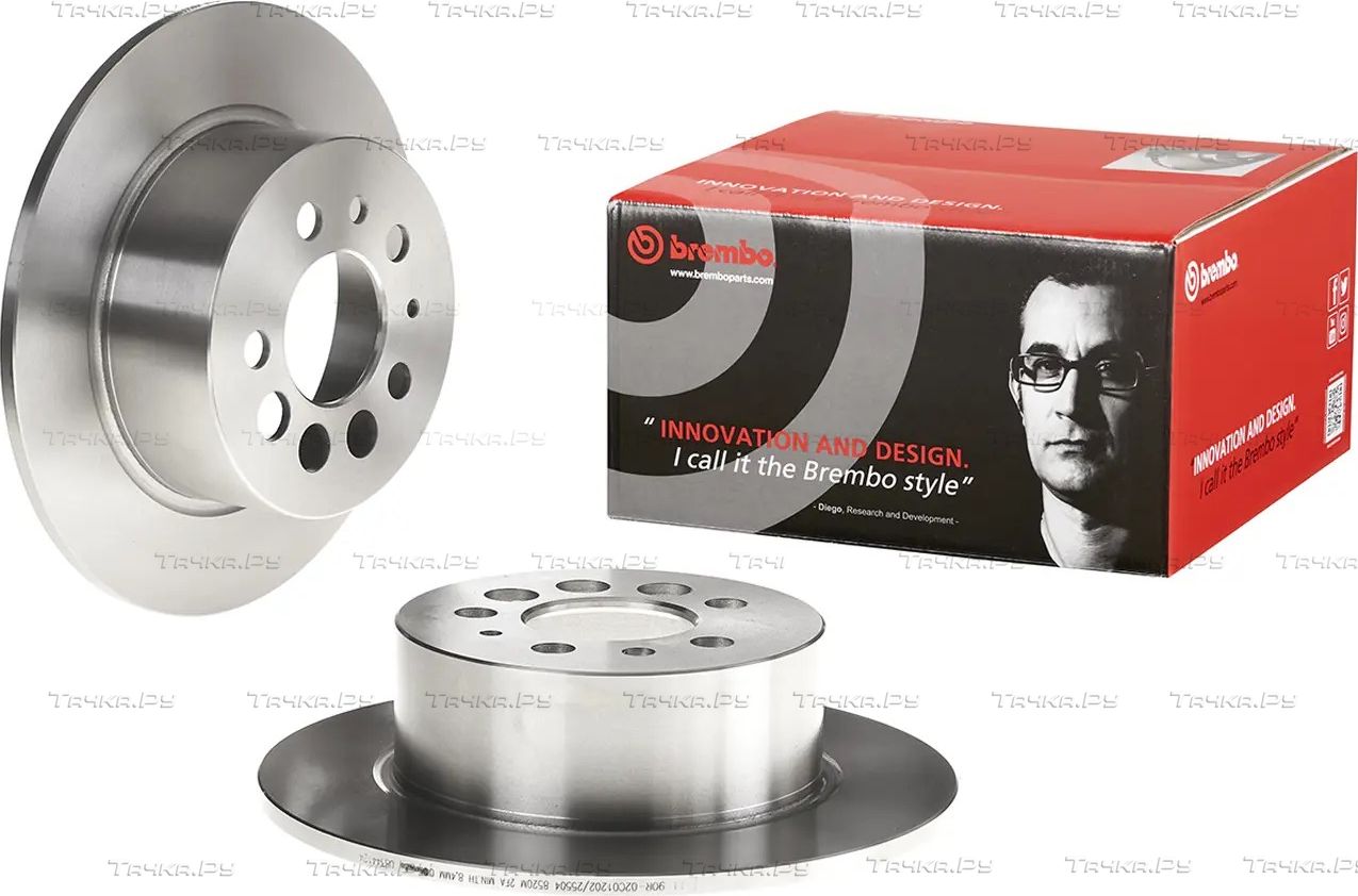 Тормозной диск Brembo PRIME LINE задний для Volvo 780 1986-1990. Артикул 08.3441.24